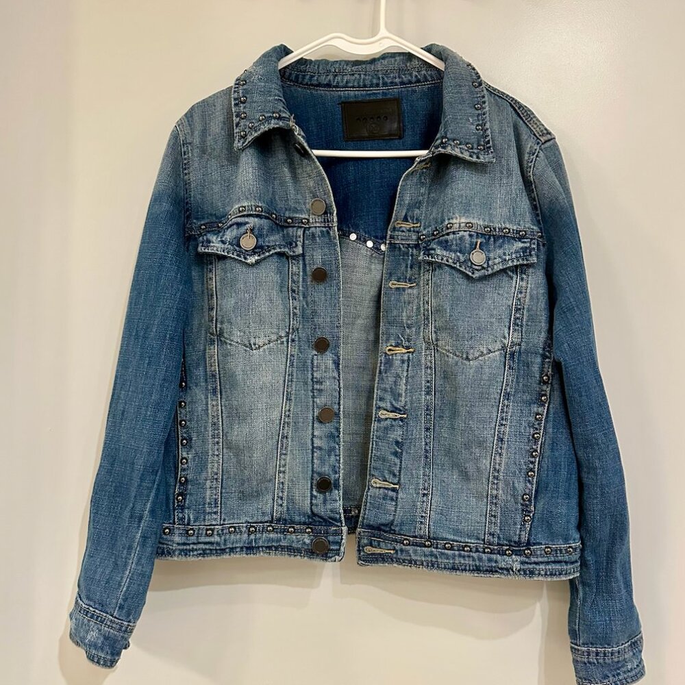 Blank NYC, Studded Denim Jacket